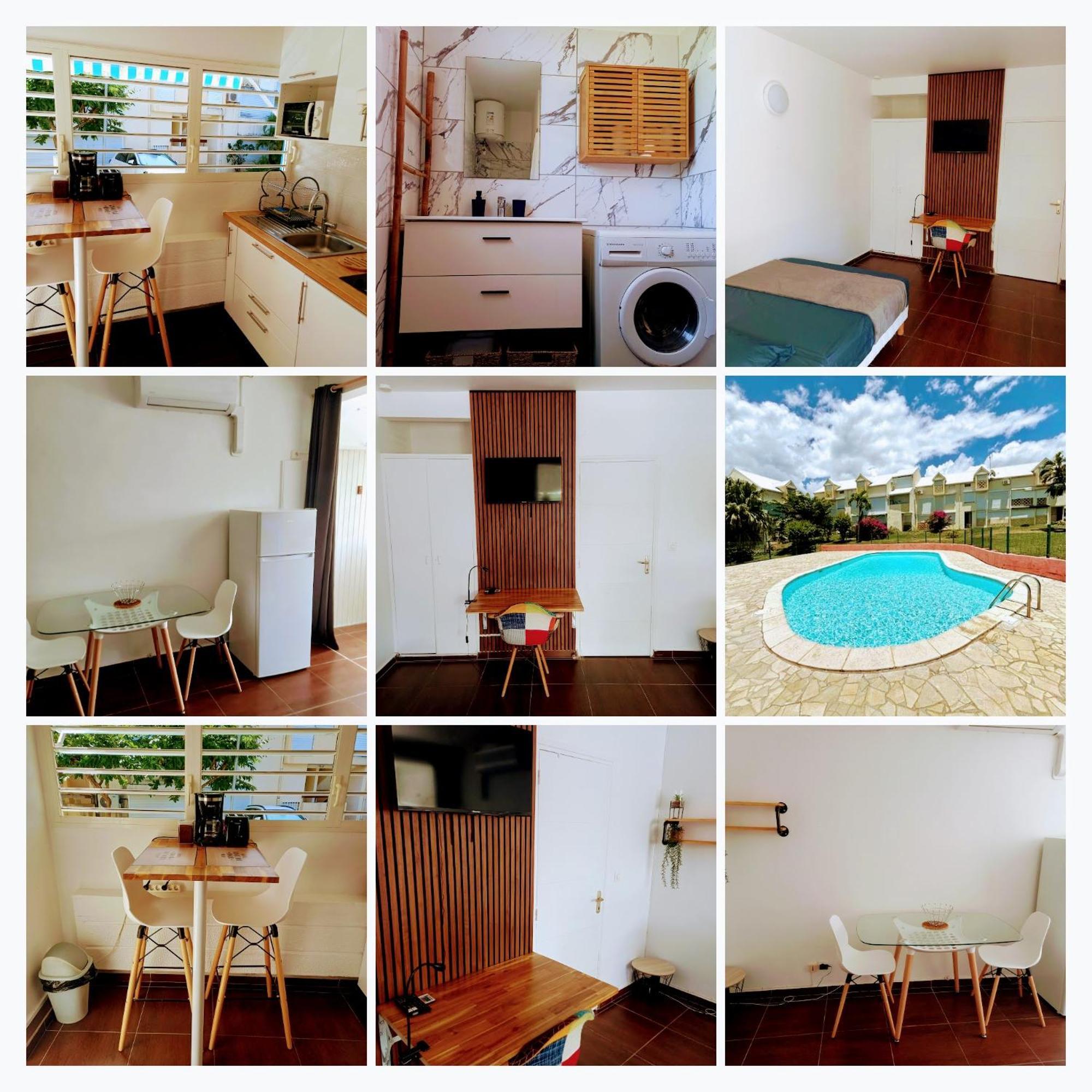 Le Studio Oncle Sam - Acces Piscine Et Plage Le Gosier  Ngoại thất bức ảnh